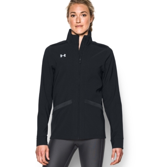 Under Armour Women’s Pre-Game Woven Jacket – Full Zip – Size M - Picture 5 of 5